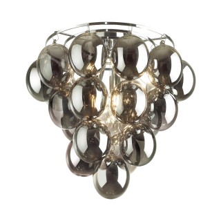 4797/6C MODERN ODL21 345 дымчатый/хром Люстра потолочная E14 6*40W GRAPE-foto3