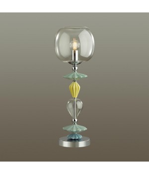 4893/1T CLASSIC ODL_EX22 71 хром/раноцветн./керамика/стекло Настольная лампа E14 1*40W 4893/1T BIZET-foto4