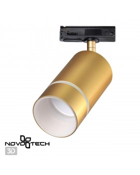 370780 PORT NT21 086 золото Светильник трековый однофазный трехжильный IP20 GU10 9W 235V ELINA-foto4