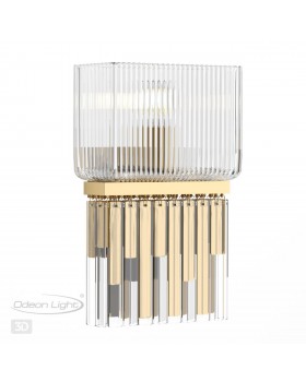 4877/1W HALL ODL_EX22 59 золотой/прозрачный/стекло Бра E14 1*40W GATSBY-foto5