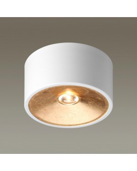 3892/1C HIGHTECH ODL20 255 белый с золотом Потолочной накладн. светильник GU10 1*50W 220V GLASGOW-foto3