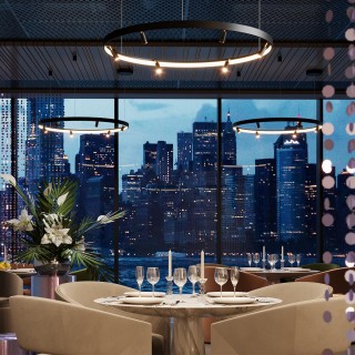 4317/93L HIGHTECH ODL22 149 металл/черный с золотом Подвесной светильник с пультом ДУ и доп. креплением IP20 LED 63W+37W 2656Лм 3000-6000K FONDA-foto3