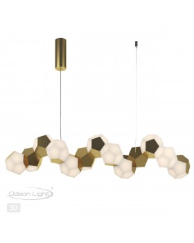 4305/74L HIGHTECH ODL22 165 золото Подвесной светильник LED 83W 4440Лм IP20 BINGO-foto4