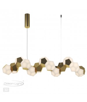 4305/74L HIGHTECH ODL22 165 золото Подвесной светильник LED 83W 4440Лм IP20 BINGO-foto4