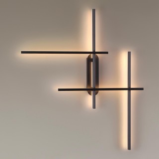 3890/36WL L-VISION ODL20 147 черный/металл Настенный светильник LED 3000K 36W 220V RUDY-foto4