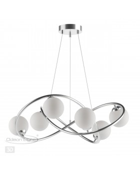 4807/6 MODERN ODL21 399 никель/белый Люстра G9 6*40W SLOTA-foto4