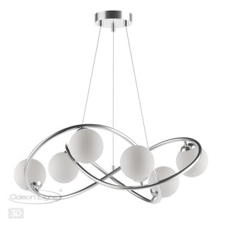 4807/6 MODERN ODL21 399 никель/белый Люстра G9 6*40W SLOTA-foto4