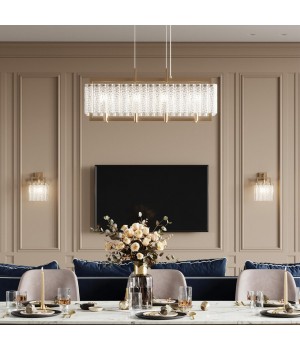 4976/8 HALL ODL22 377 матов.золотой/стекло Люстра G9 8*40W EDERA-foto3