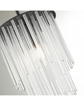 4921/1 MODERN ODL22 329 черный/прозрач./матов./стекло Подвес E27 1*60W PAPITA-foto7