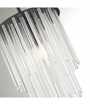 4921/1 MODERN ODL22 329 черный/прозрач./матов./стекло Подвес E27 1*60W PAPITA-foto7