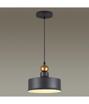 4088/1 PENDANT ODL19 361 темн.серый/золотой Подвес Е27 1*40W BOLLI-foto4