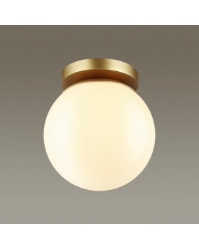 4247/1C HIGHTECH ODL21 245 золотист/металл/белый/акрил Потолочный светильник IP44 E27 LED max 5W BOSCO-foto4