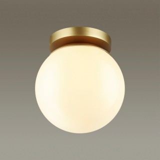 4247/1C HIGHTECH ODL21 245 золотист/металл/белый/акрил Потолочный светильник IP44 E27 LED max 5W BOSCO-foto4