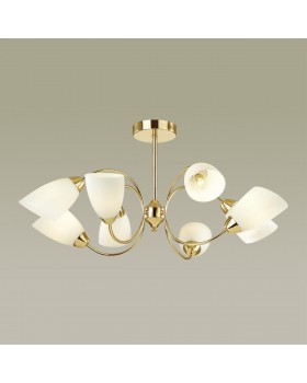 4532/8C COMFI LN21 051 золотой, белый Люстра потолочная E14 8*40W 220V DARLENE-foto3