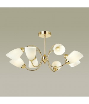 4532/8C COMFI LN21 051 золотой, белый Люстра потолочная E14 8*40W 220V DARLENE-foto3