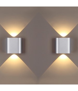 4213/2WL HIGHTECH ODL21 197 серебр/металл Настен.св-ник IP20 LED 2W 236Лм 3000K MAGNUM-foto3