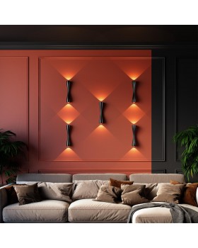 4291/10WL HIGHTECH ODL22 207 черный/металл Настенный светильник IP20 LED 10W 453Лм 3000K ANIKA-foto3