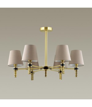 4429/6C NEOCLASSI LN20 180 античная латунь, бежевый Люстра потолочная E14 6*40W 220V MONTANA-foto4