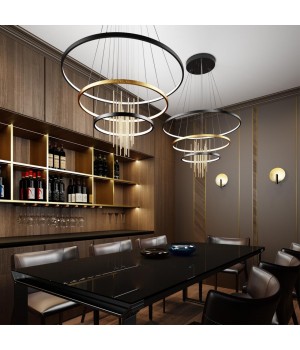 3901/99L L-VISION ODL20 215 золотистый/стекло/металл Подвесной светильник LED 4000K 113W 220V MONICA-foto9