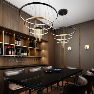 3901/99L L-VISION ODL20 215 золотистый/стекло/металл Подвесной светильник LED 4000K 113W 220V MONICA-foto9