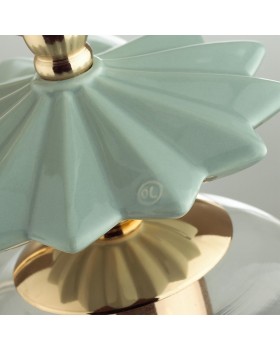 4855/1F CLASSIC ODL_EX21 65 золото/разноцветн./керамика/стекло Торшер E14 1*40W BIZET-foto7