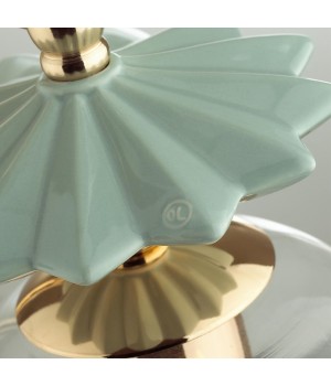 4855/1F CLASSIC ODL_EX21 65 золото/разноцветн./керамика/стекло Торшер E14 1*40W BIZET-foto7