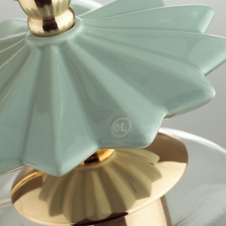 4855/1F CLASSIC ODL_EX21 65 золото/разноцветн./керамика/стекло Торшер E14 1*40W BIZET-foto7