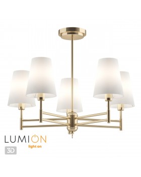 4436/5C NEOCLASSI LN20 187 золотой, белый Люстра потолочная E14 5*40W 220V DORIS-foto5