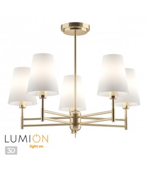 4436/5C NEOCLASSI LN20 187 золотой, белый Люстра потолочная E14 5*40W 220V DORIS-foto5