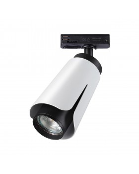 370837 PORT NT22 083 белый Светильник трековый однофазный трехжильный IP20 GU10 9W 220V TULIP-foto7