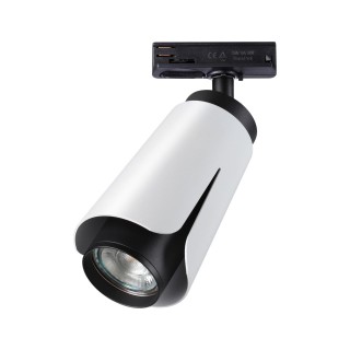 370837 PORT NT22 083 белый Светильник трековый однофазный трехжильный IP20 GU10 9W 220V TULIP-foto7