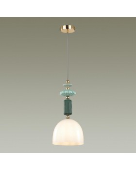 4861/1C CLASSIC ODL_EX21 75 золото/разноцветн./керамика/стекло Подвес E14 1*40W CANDY-foto4