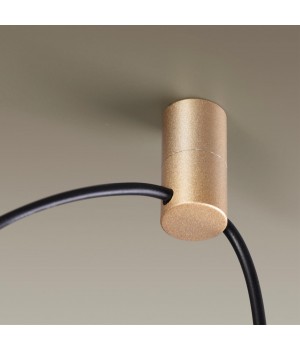 3898/1 L-VISION ODL20 225 черный/золотистый/металл Подвеной св-к с доп. креплением GU10 50W LUCAS-foto4