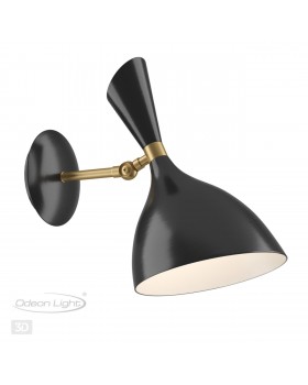 4665/1W HALL ODL20 361 золотой/черный Бра E14 1*40W 220V RASTO-foto5