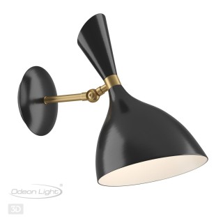 4665/1W HALL ODL20 361 золотой/черный Бра E14 1*40W 220V RASTO-foto5