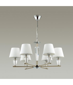 3733/6 NEOCLASSI LN19 183 хром, золотой Люстра E27 6*60W 220V LORAINE-foto3