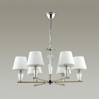 3733/6 NEOCLASSI LN19 183 хром, золотой Люстра E27 6*60W 220V LORAINE-foto3