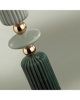 4861/1FA CLASSIC ODL_EX22 77 золотой/раноцветн.керамика/абажур Торшер E27 1*60W 4861/1FA CANDY-foto6