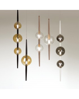 4685/2 PENDANT ODL20 295 медный/прозрачный Подвес G9 2*5W 220V LAZIA-foto5