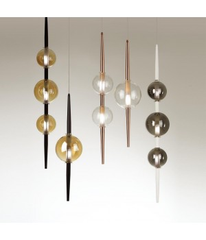 4685/2 PENDANT ODL20 295 медный/прозрачный Подвес G9 2*5W 220V LAZIA-foto5