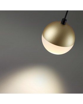 370810 OVER NT22 164 матовое золото Светильник накладной, длина провода 2м IP20 GU10 9W 220V GARN-foto6