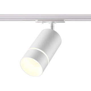 370778 PORT NT21 086 белый Светильник трековый однофазный трехжильный IP20 GU10 9W 235V ELINA-foto5