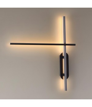 3890/20WL L-VISION ODL20 147 черный/металл Настенный светильник LED 3000K 20W 220V RUDY-foto4