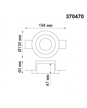 370470 SPOT NT19 154 белый Встраиваемый под покраску светильник IP20 GU10 50W 220V YESO-foto2