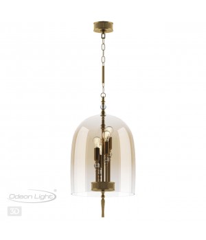 4892/4 NEO ODL_EX22 63 бронзовый с патиной/'коньячный'/стекло Подвес E14 4*40W BELL-foto5