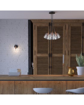 4455/1W MODERNI LN20 183 черный, медный Бра E14 1*40W 220V JOSEPH-foto3