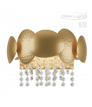 4636/2W CLASSIC ODL20 489 золото/хрусталь/металл Бра G9 2*40W 220V ULLA-foto5