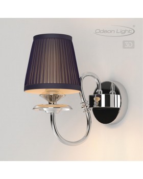 4191/1W CLASSIC ODL19 459 хром/хрусталь/синий Бра Е14 1*40W MIRELLA-foto5