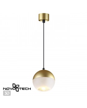 370810 OVER NT22 164 матовое золото Светильник накладной, длина провода 2м IP20 GU10 9W 220V GARN-foto4