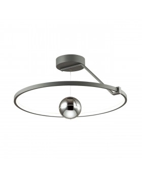 4032/40CL L-VISION ODL18 217 тёмно-серый/хром Люстра потолочная IP20 LED 40W 220V LOND-foto4